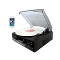 Boytone™ 3-Speed Stereo Turntable with Record Player/AM-FM Radio (BT-13B)