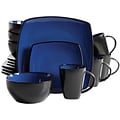 Gibson Home 92260.16 Infinite Glaze 16 Piece Dinnerware Set, Blue