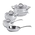 Oster Derrick 7 Piece Stainless Steel Cookware Set, Silver (104392.07)