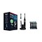 Pursonic® S452BS Dual Handle Sonic Toothbrush with UV Sanitizer, Black/Silver (S452BS)