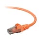 Belkin™ A3L980 1' Orange RJ-45 to RJ-45 Male/Male Cat6 Snagless Ethernet Patch Cable