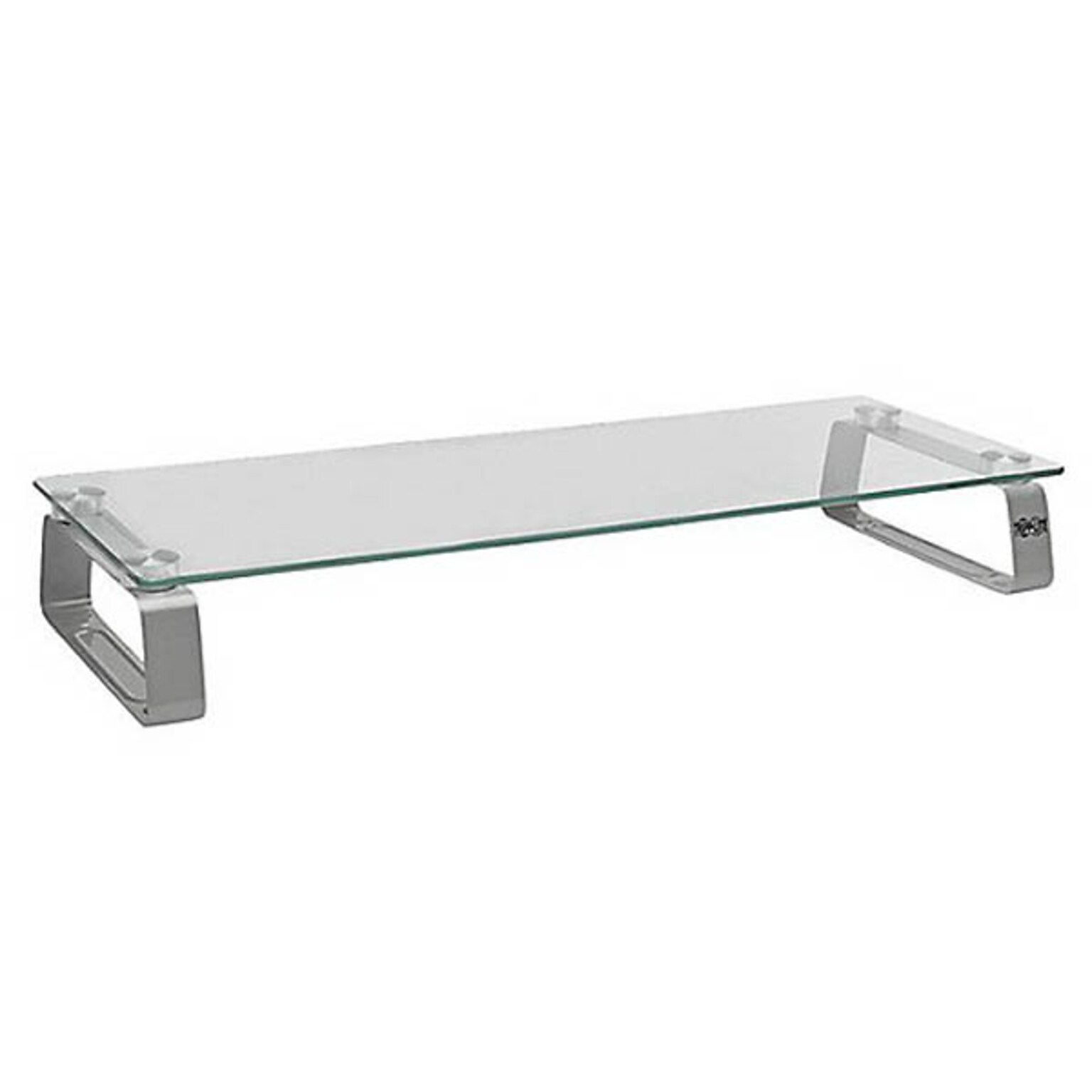 Tripp Lite Universal Glass-Top Monitor Riser, Silver/Transparent (MR2208G)