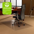 Cleartex Ultimat 47.24 x 52.76 Rectangular Chair Mat for Carpet, Polycarbonate (1113423ER)
