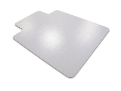 Floortex Cleartex Ultimat Lipped Chair Mat for Carpets up to 1/2, 48 x 53, Clear Polycarbonate (F