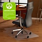 Floortex Cleartex Ultimat Hard Floor Chair Mat with Lip, 48" x 60", Clear (1215219LR)