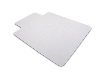 Floortex® Ultimat® 48" x 60" Rectangular with Lip Chair Mat for Hard Floors, Polycarbonate (1215219LR)