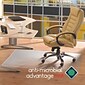 Floortex® Advantagemat® Anti-Microbial 45" x 53" Rectangular Chair Mat for Hard Floors, Vinyl (AB1213420EV)