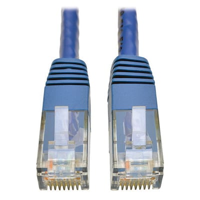 Tripp Lite N200-005-BL 5 Blue RJ-45 to RJ-45 Male/Male Cat6 Gigabit Molded Patch Cable