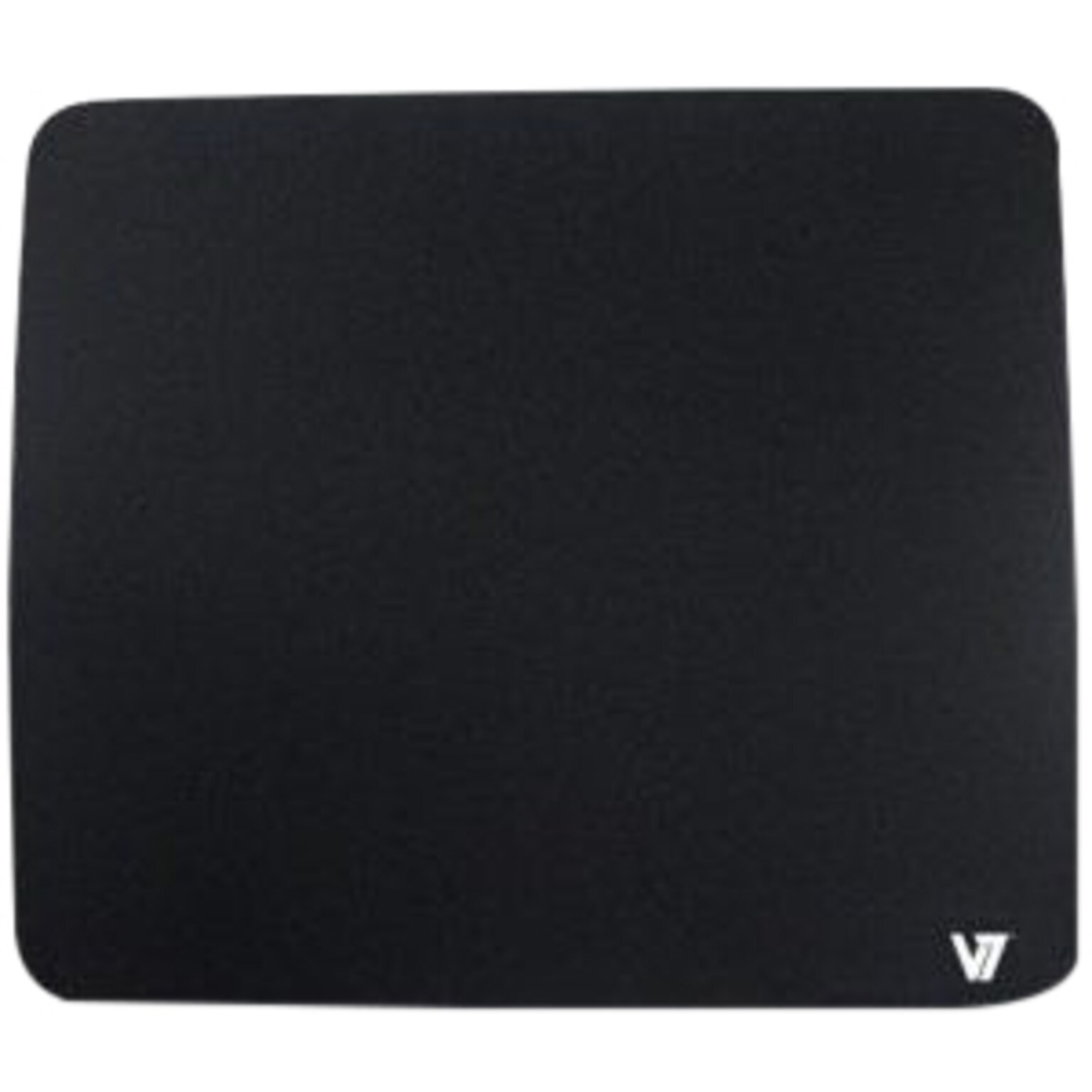 V7® Jersey Mouse Pad, Black  (MP01BLK-2NP)