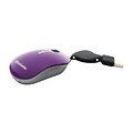 Verbatim Mini Travel Optical Mouse, Commuter Series; Purple