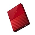 WD® My Passport WDBYFT0030BRD-WESN 3TB USB 3.0 External Hard Drive, Red