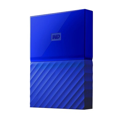 WD® My Passport WDBYNN0010BBL-WESN 1TB USB 3.0 External Hard Drive, Blue