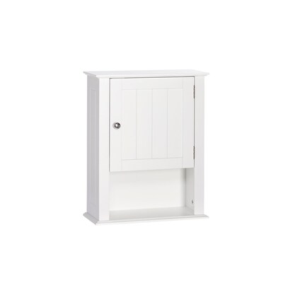 RiverRidge® Ashland  20.47H Single Door Wall Cabinet, White (06-088)