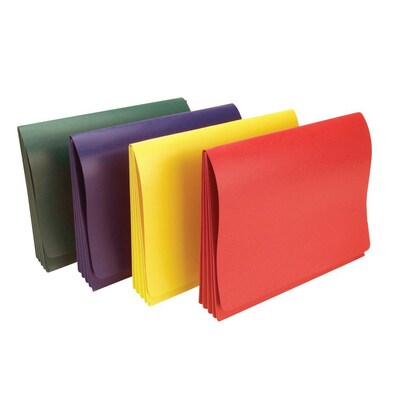 Wilson Jones® ColorLife® Expanding Wallet, 9 1/2 x 11 3/4, Asst. Colors, 5 Pk.