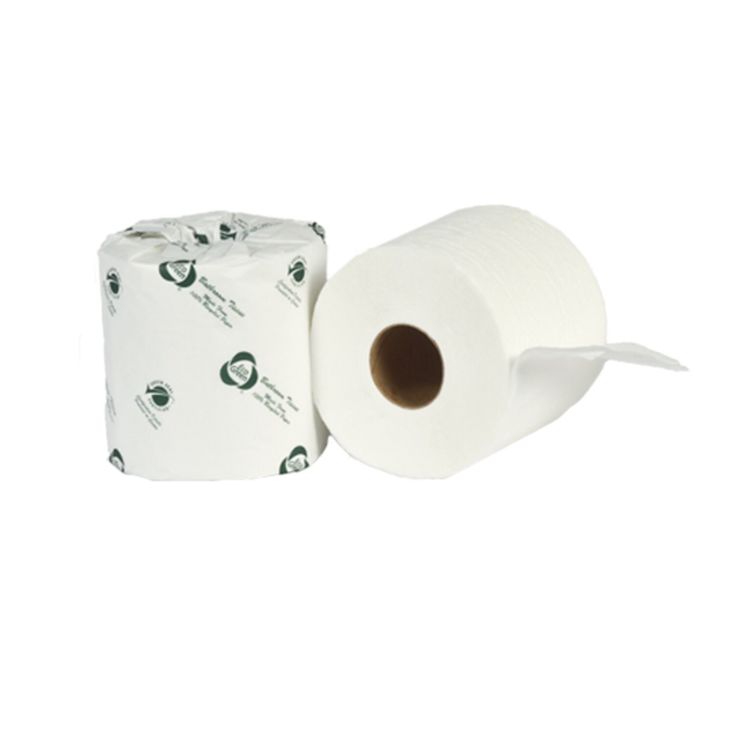 Eco Green® Recycled Bathroom Tissue, 2 Ply, 500 Sheets, 4.25 x 3.5 Sheet Size, 1.640 Core, 80 Rolls/Carton (EB8542)