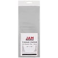 JAM Paper® Tissue Paper, Grey, 10/Pack (1152357)