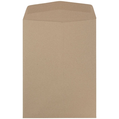 JAM Paper 10 x 13 Open End Catalog Envelopes, Brown Kraft Paper Bag, 10/Pack (6315603B)