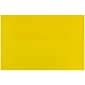 JAM Paper® Plastic Envelopes with Hook & Loop Closure, Legal Booklet, 9.75 x 14.5, Yellow, 12/Pack (235828262)