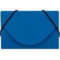 JAM Paper® Plastic Business Card Holder Case, Blue Solid, Sold Individually (291618967)