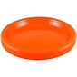 JAM Paper® Round Plastic Disposable Party Plates, Medium, 9 Inch, Orange, 20/Pack (9255320687)