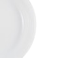 JAM PAPER Round Plastic Party Plates, 9", White, 2/Pack (925532691)