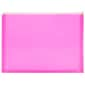 JAM Paper® Plastic Envelopes with Zip Closure, Letter Booklet, 9.5 x 12.5, Hot Pink Poly, 12/pack (218Z1HOPI)