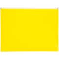 JAM Paper® Plastic Envelopes with Zip Closure, Letter Booklet, 9.5 x 12.5, Yellow Poly, 12/pack (218