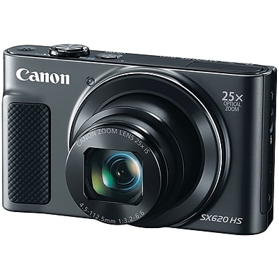 CANON PowerShot SX620 20.2-Megapixel HS Digital Camera 25x Optical Zoom, Black (CND1072C001)