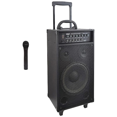 PylePro Portable PA Speaker System, 400 Watt, Black (PYRPWMA1050BT)