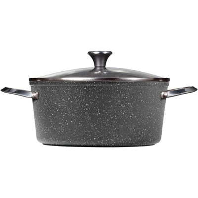 Starfrit 7.2 Quart Stock Pot with Lid, Black (SRFT060742)