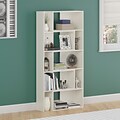 Cosco Elements Loft Bed with 3 Drawer Dresser and Toy Box Bookcase with Door, White (5859015P)