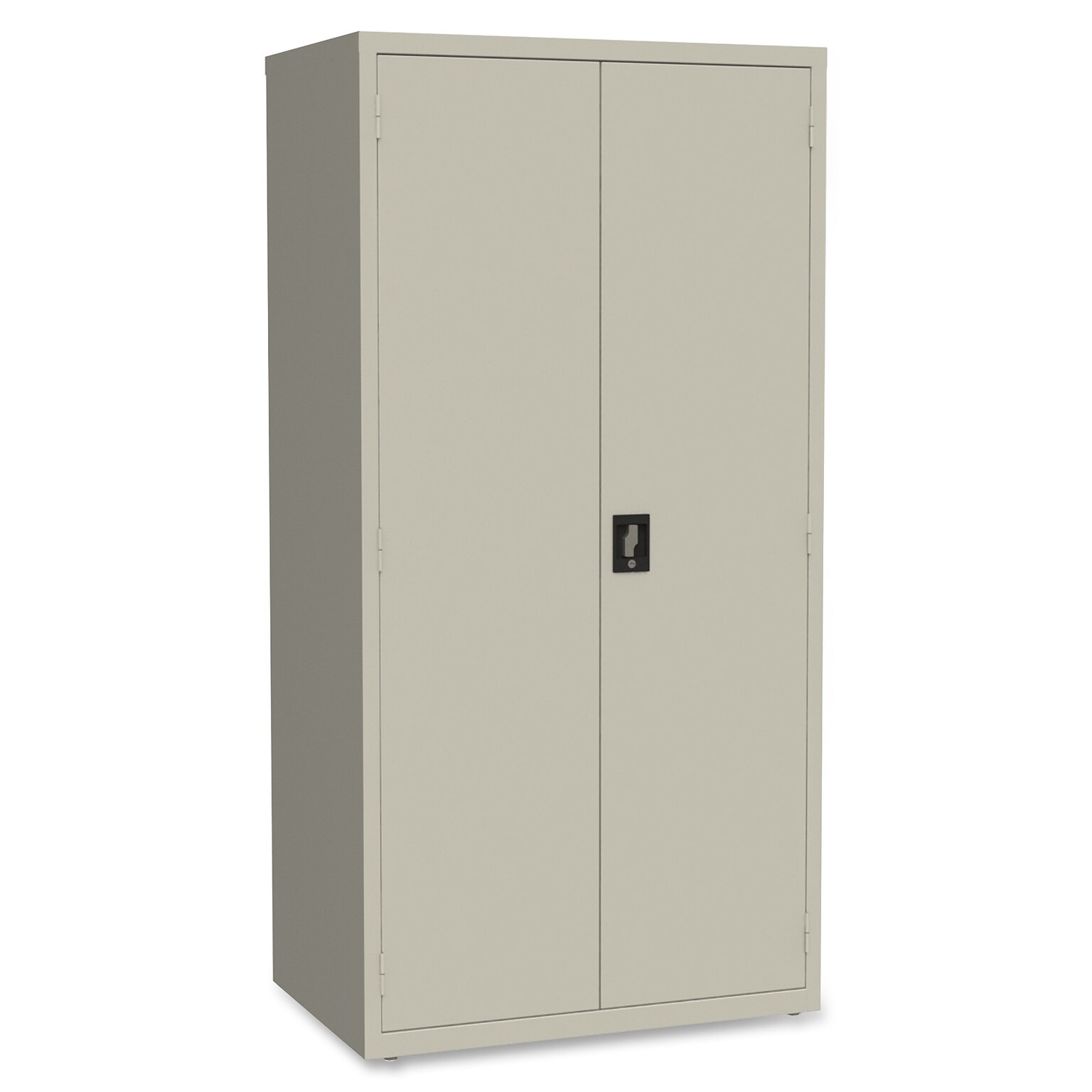 Lorell Fortress Series 5-Shelf Storage Cabinet, 36W x 24D x 72H, Light Gray (LLR34411)