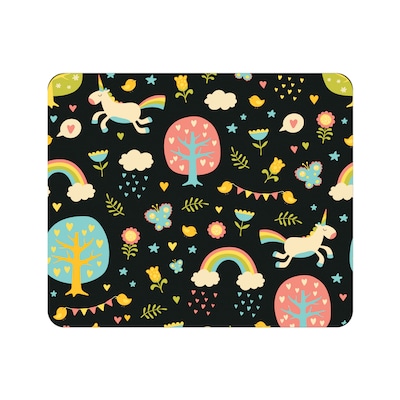 OTM Prints Black Mouse Pad, Fairytale Land