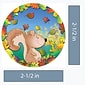 SmileMakers® Assorted Fall Animals Stickers, 2-1/2”H x 2-1/2”W, 100/Box