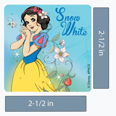 SmileMakers® Disney Princess Stickers; 2-1/2”H x 2-1/2”W, 100/Roll