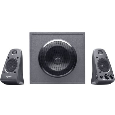 Logitech® Z625 980-001258 Speaker System with Subwoofer, Black