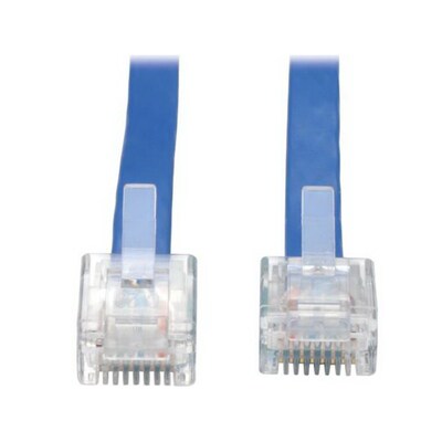 Tripp Lite Cisco RJ-45 Male/Male Console Rollover Cable, 6, Blue