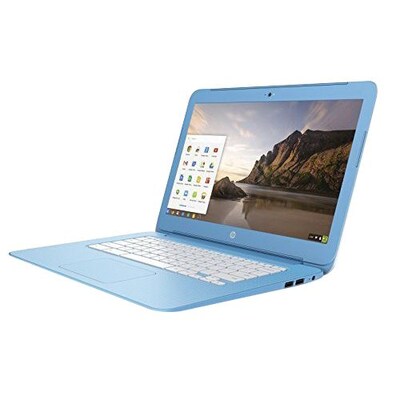 HP® N9E37UA 14 Chromebook, LCD, Celeron N2840 2.16 GHz, 16GB, 4GB, Chrome, Sky Blue