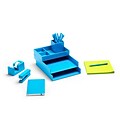 Poppin Pool Blue Dream Desk (101598)