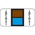 IFS Vehicle Sticker; Infiniti, Brown/Light Blue, Ringbook