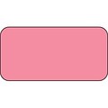 IFS Solid Color Sticker; 3/4H x 1-1/2W, Pink, 500/Roll