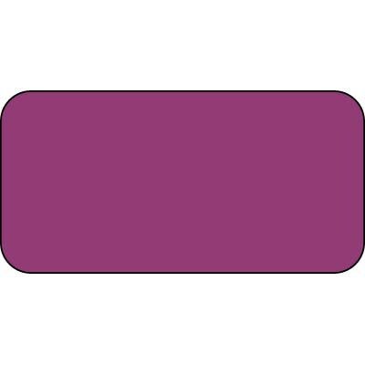 IFS Solid Color Sticker; 3/4H x 1-1/2W, Purple, 500/Roll