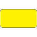 IFS Solid Color Sticker; 3/4H x 1-1/2W, Yellow, 500/Roll