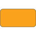 IFS Solid Color Sticker; 3/4H x 1-1/2W, Florescent Orange, 500/Roll