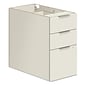 HON Voi 3-Drawer Vertical File Cabinet, Letter/Legal Size, Lockable, 28.5"H x 16"W x 24"D, Brilliant White (HONVSP24XW)