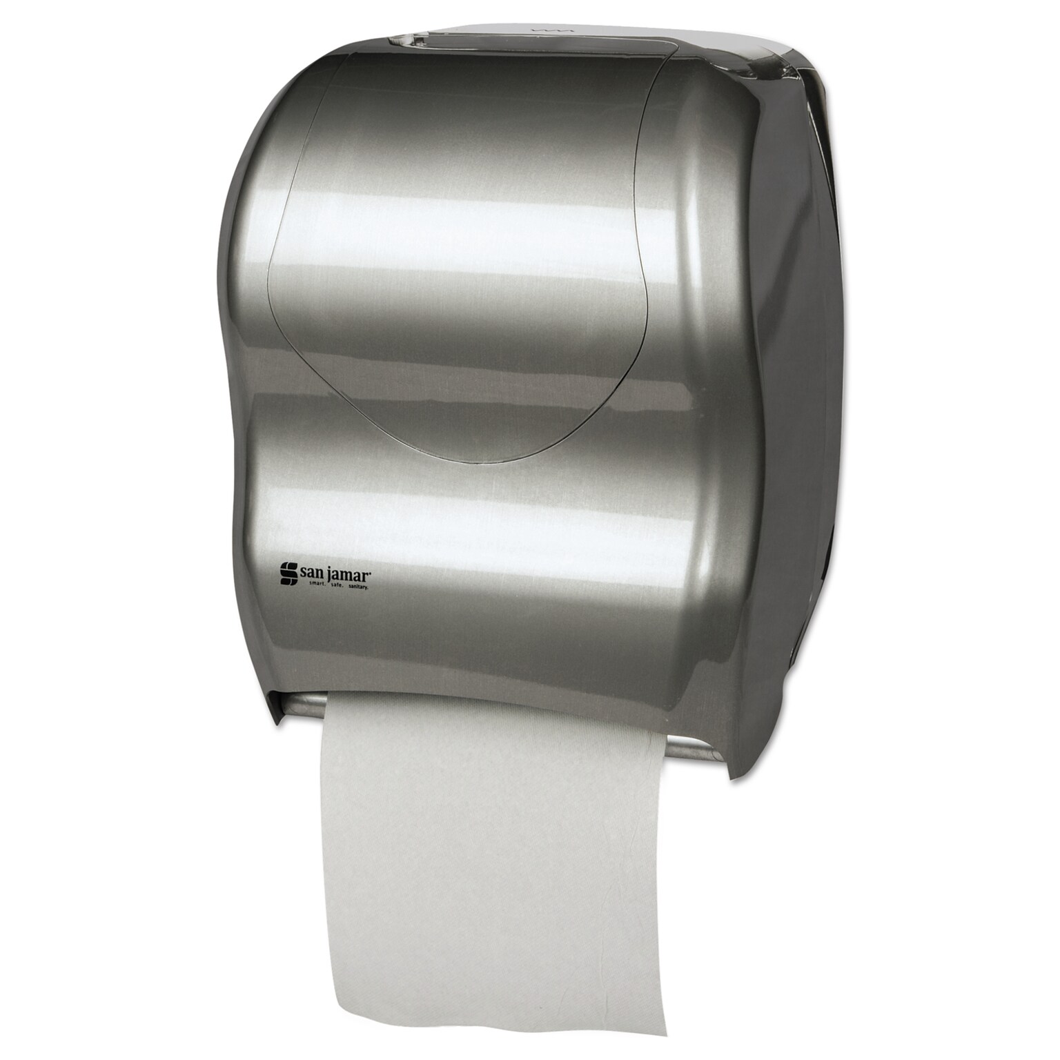 San Jamar Tear-N-Dry Touchless Roll Towel Dispenser, 16-3/4 x 10 x 12-1/2, Silver (SJMT1370SS)