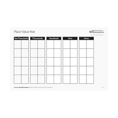 Place Value Mats 10-Pack