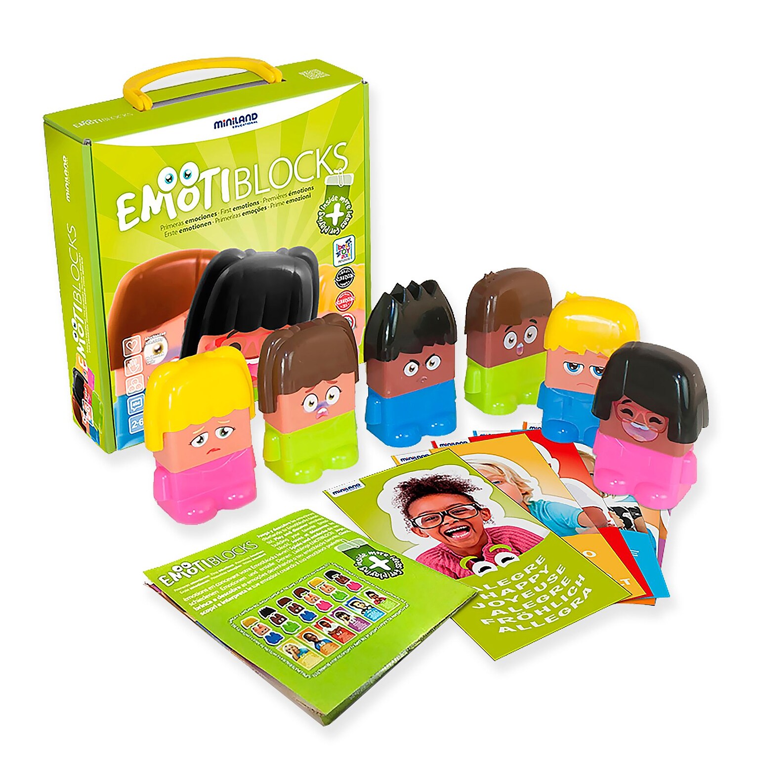MINILAND Educational Emotiblocks, 18 Pieces/Set (MLE32350)