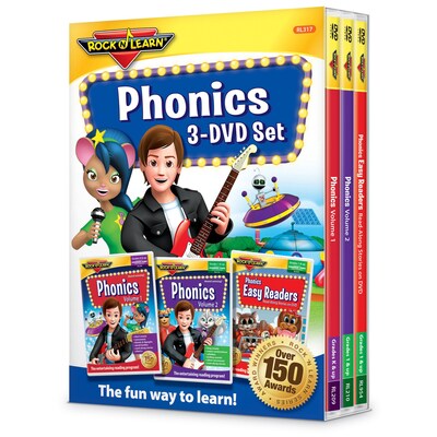 Rock N Learn® Phonics 3-DVD Set