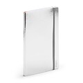 Poppin, Medium, Soft Cover Notebooks,  Silver, 25/Pack (101827)